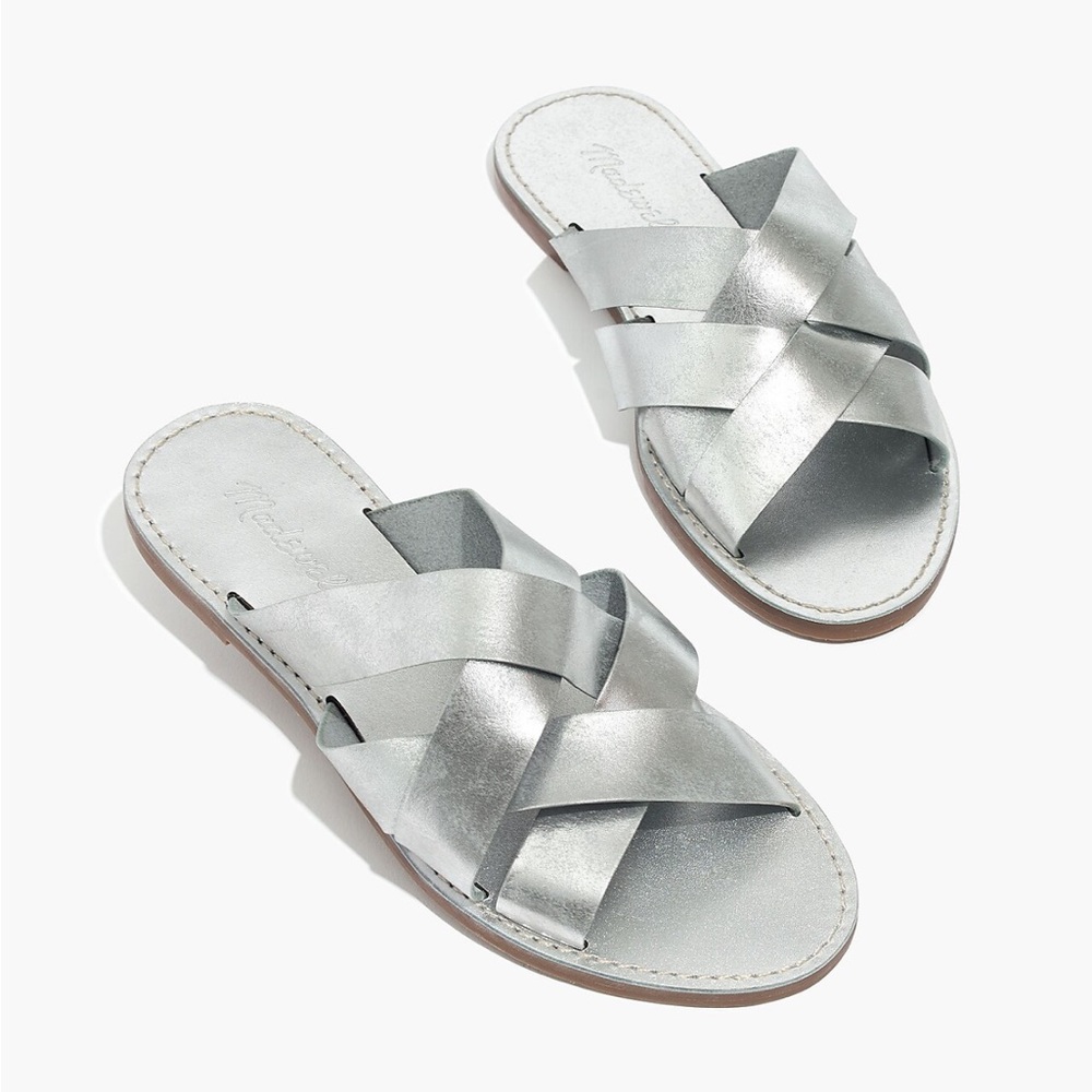 Madewell The Boardwalk Woven Slide Sandal - Picture 2 of 8